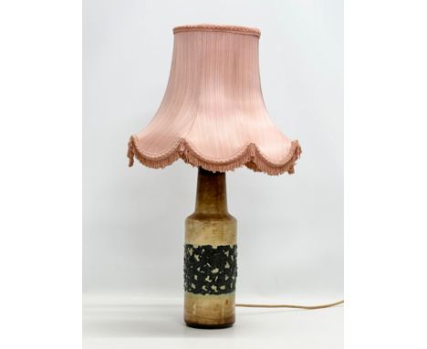 A German Mid Century table lamp. 43cm without shade.
