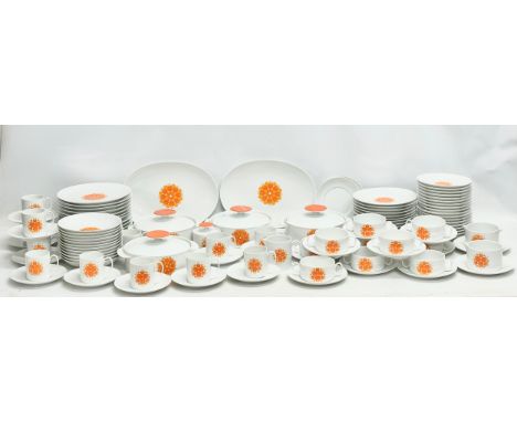 A large 110 piece Thomas Rosenthal Mid Century dinner service 1960’s/70’s.