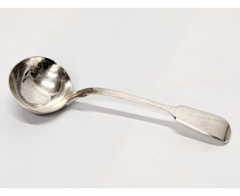An Early 19th Century, William IV, silver ladle by Joseph &amp; Albert Savory. London, 1835. 76g. 18cm