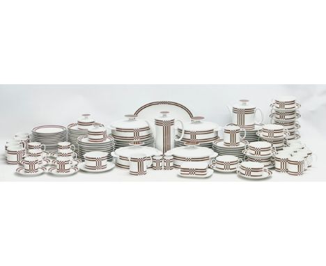 A large 131 piece Thomas Rosenthal Mid Century dinner service. 1960’s/70’s.