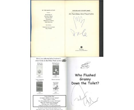 Signed book collection. Contains 5 books. Shots from the Blue line signed by Ron Shudra, Who Flushed Granny down the Toilet s