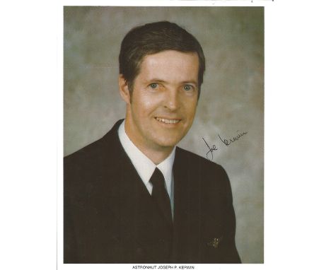 Joseph P Kerwin signed 10x8 colour NASA portrait photo. American physician and former NASA astronaut, who served as Science P