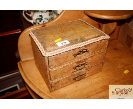 A vintage trinket box 