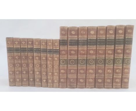 Fine Bindings -  (Smollett T) Moore John  " The Works of Tobias Smollett, M.D, with Memoirs of his life..." London, B. Law, J