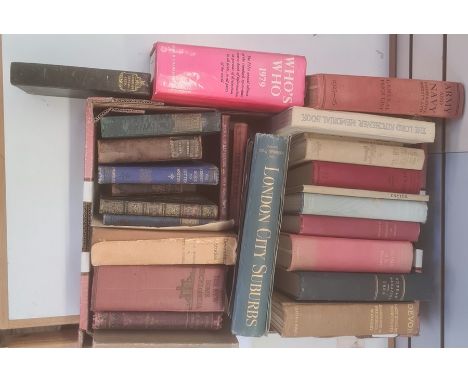 Assorted volumes to include Fitzgerald Percy , Luker W. Jr. (ills) " London City Suburbs As They Are Today" The Leadenhall Pr