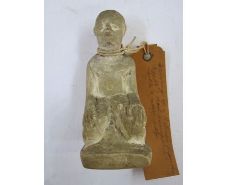 19th century carving of a Nubian figure, Egypt(?), 9cm highThis item is from the collection of Lionel Walrond.  Lionel was bo