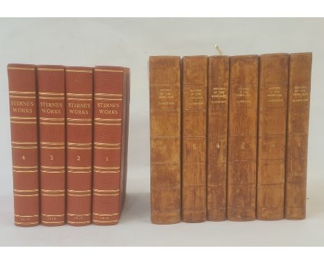 Fine Bindings - Sterne, Laurence " Memoirs of the Life and Family of the late Rev. Mr Laurence Sterne" four vols, London, pri