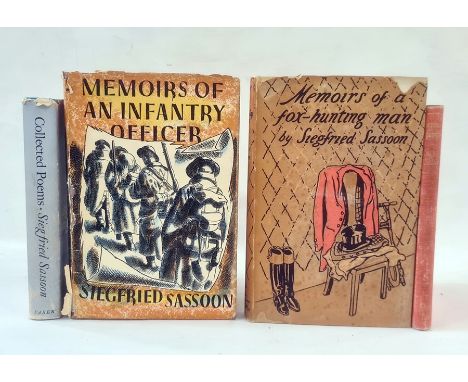 Sassoon, Siegfried "Memoirs of an Infantry Officer", illustrations by Barnett Freedman, Faber & Faber 1931, colour plates, un