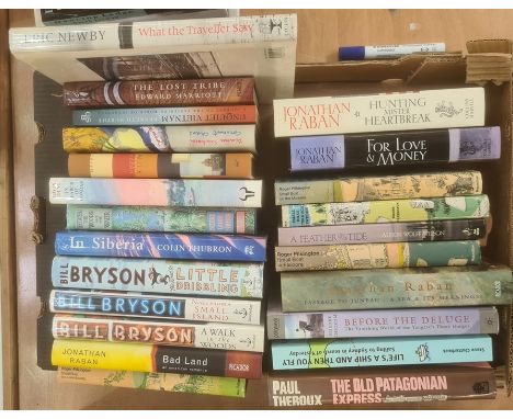 First editions - travel to include Patrick Leigh Fermor, Bill Bryson, Paul Theroux, Jonathan Raban, Roger Pilkington, Edward 
