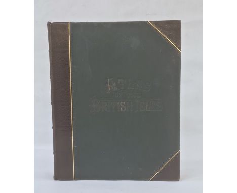 Bacon, George (ed. and published) " New Large-Scale Ordnance Survey Map of the British Isles" 1884, handcoloured lithographed