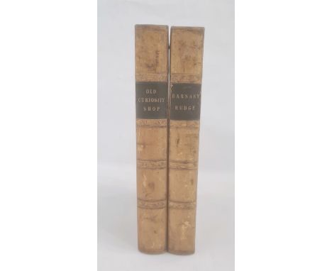 Dickens, Charles "Master Humphrey's Clock - The Old Curiosity Shop, Barnaby Rudge", Chapman & Hall, 2 vols, 1840, illustratio