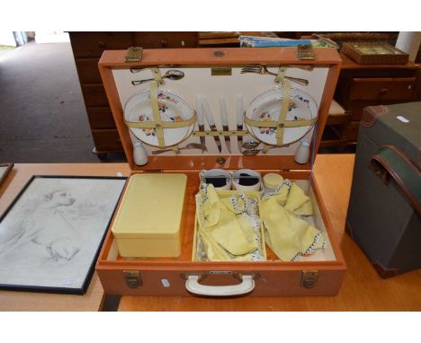 Vintage picnic hamper