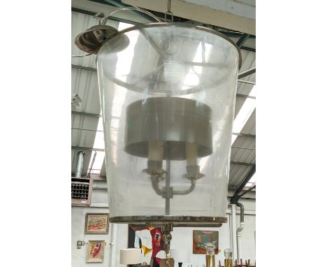 HALL LANTERN, 75cm drop approx., contemporary design. 
