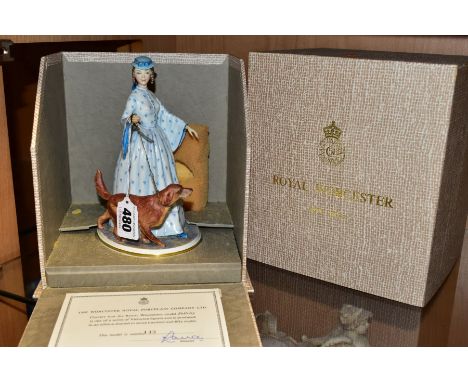 A BOXED ROYAL WORCESTER LIMITED EDITION FIGURE 'FELICITY' FROM THE VICTORIAN SERIES, no.143 of 750, with certificate (Conditi