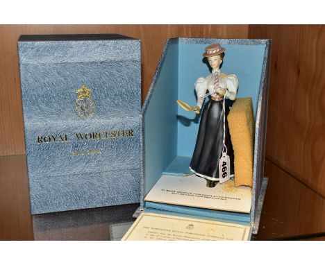 A BOXED ROYAL WORCESTER LIMITED EDITION FIGURE 'MARION' FROM THE VICTORIAN SERIES, no.150 of 500, with certificate (Condition