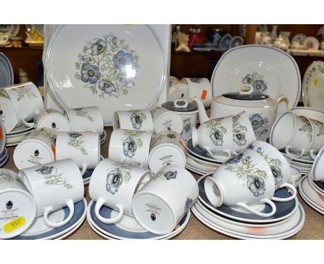 Windsor Aurora Tea Trios Cups Saucers Side Plates Cake Jug 