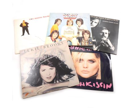 Vinyl music LP records; including The Beatles Hard Days Night, Lindisfarne, easy listening, classical and others.