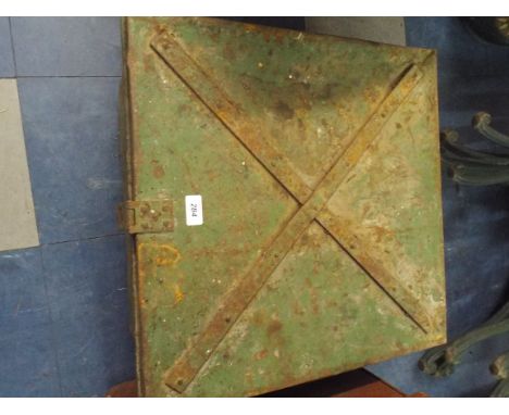 A Metal Tool Box containing Spanners, Tools etc