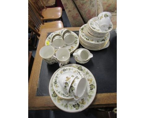 A Royal Doulton Larchmont part dinner and tea service 