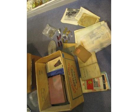 Military ephemera to include training pamphlets, Basic training manual, badges, whistles and other items 