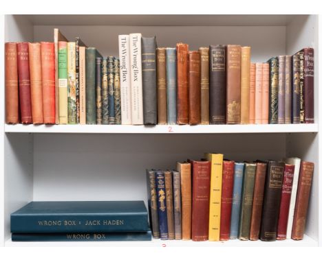Stevenson (Robert Louis) and Lloyd Osbourne. The Wrong Box [4 copies], first editions, one&nbsp;copy with publisher's present