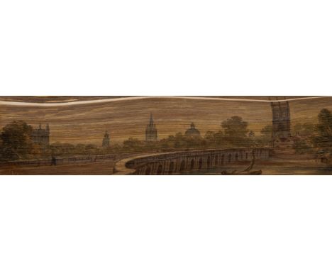Fore-Edge Paintings.- Book of Common Prayer (The), contemporary dark green morocco with floral roll-tool border, spine gilt, 