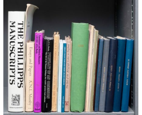 Munby (A.N.L.) Phillipps Studies, 5 vol., with leaflet printed for Phillipps at the Middle Hill Press defending the idea of c