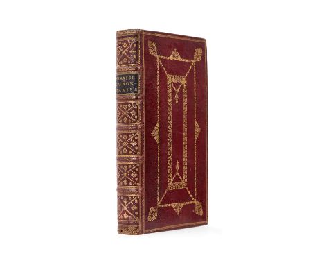 Binding.- Book of Common Prayer, Spanish. La Liturgia Ynglesa..., second edition, engraved frontispiece portrait of George I 