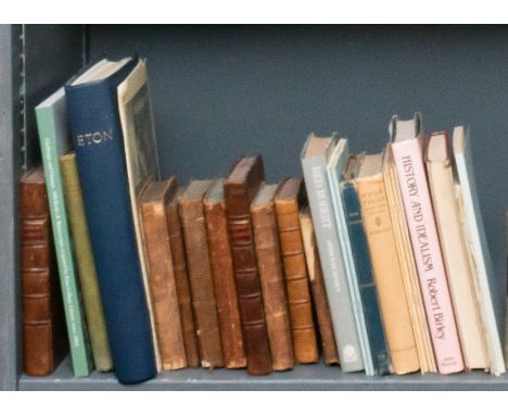 Eton printing.- Sophocles Tragodiai hepta [graece]; Tragoediae septem, edited by Thomas Johnson, 2 vol., contemporary sheep, 