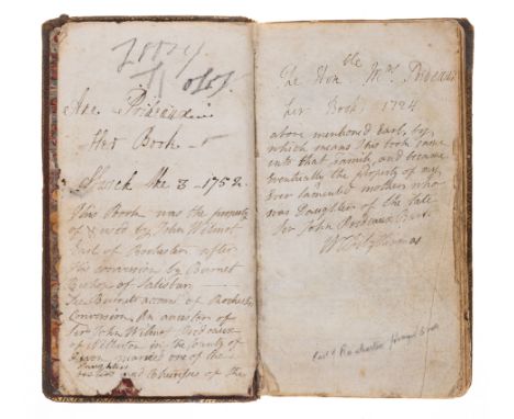 Wilmot (John, 2nd Earl of Rochester).- Book of Common Prayer (The), engraved portrait of Charles II, with the insertion of 41