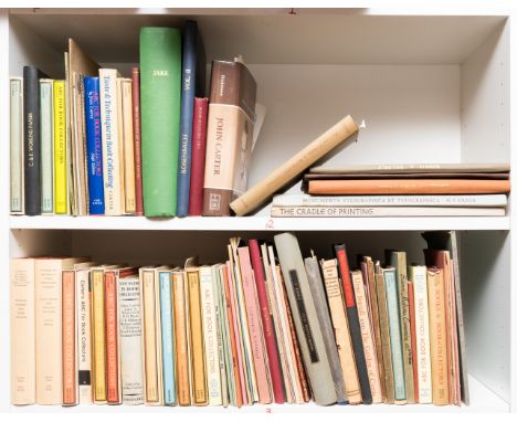 Carter (John) The Origins of Publishers' Cloth Binding, offprint from part 8 of 'The Colophon', presentation copy from the au