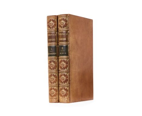 Zoology.- Bennett (Edward Turner, editor)] The Gardens and Menagerie of the Zoological Society Delineated, 2 vol. (Quadrupeds