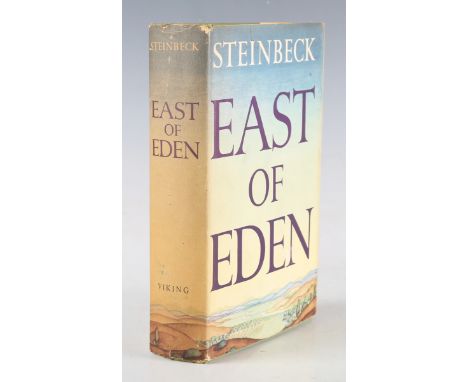STEINBECK, John. East of Eden. New York: Viking Press, 1952. First edition, first issue, 8vo (210 x 141mm.) (Mild toning.) Or