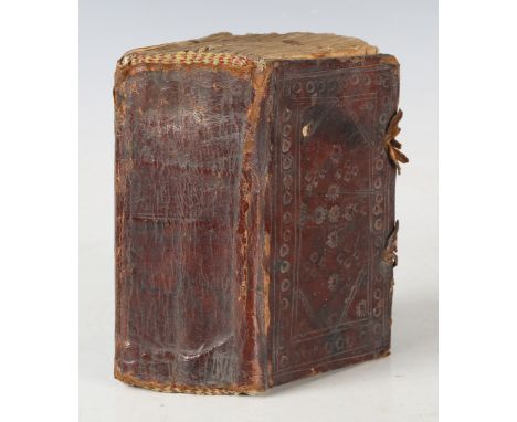 BIBLE, In Ge'ez. [A hand-written Ethiopian Coptic Bible in the Ge'ez script. N.p.: circa early 19th century.] 478pp., manuscr