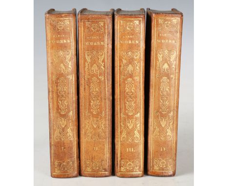 BYRON, George Gordon Noel, Lord. The Complete Works of Lord Byron. Paris: Baudry's European Library, 1835. 4 vols., 8vo (198 