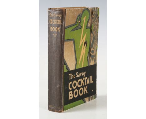 CRADDOCK, Harry. The Savoy Cocktail Book. London: Constable &amp; Company, Ltd., 1930. First edition, first issue, 8vo (191 x