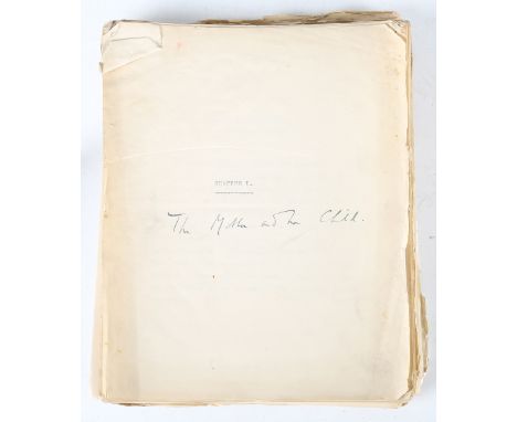 [TYPESCRIPT.] - Havelock ELLIS. Studies in the Psychology of Sex. [N.p.: n.d. but circa 1908.] Vol. 6, 'Sex in Relation to So