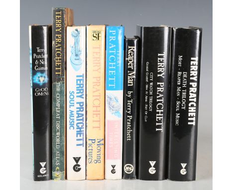 PRATCHETT, Terry and Neil GAIMAN. Good Omens. London: Victor Gollancz Ltd., 1990. First edition, 8vo (228 x 148mm.) (Toning, 