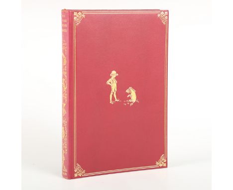 MILNE, A.A. The House at Pooh Corner. London: Methuen &amp; Co. Ltd., 1928. First edition, deluxe issue, 8vo (182 x 116mm.) I