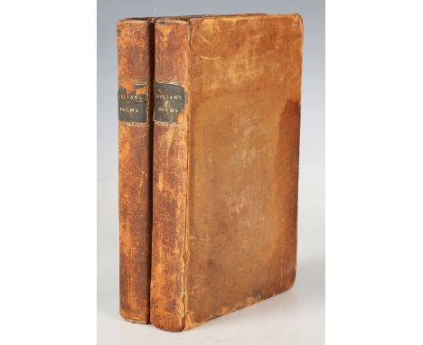 MACPHERSON, James. The Poems of Ossian. London: W. Strahan, and T. Cadell, 1784. 2 vols., new edition, 8vo (220 x 128mm.) (To