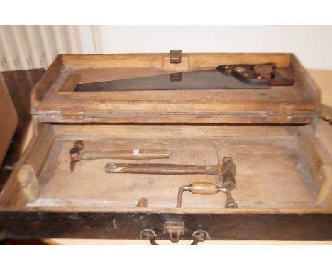 Vintage tool chest &amp; contents 