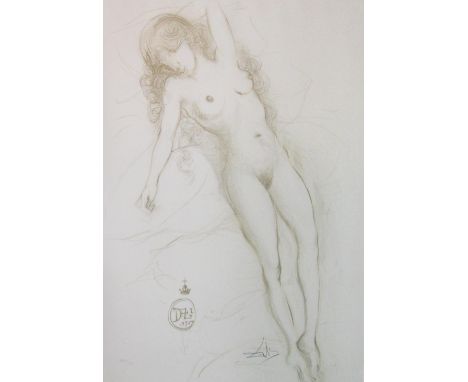 SALVADOR DALI (Spanish, 1904-1989) 'Nu du bras leve', original lithograph, 1972, 55cm W x 74cm H. (Please Note Clause 6 of Bu
