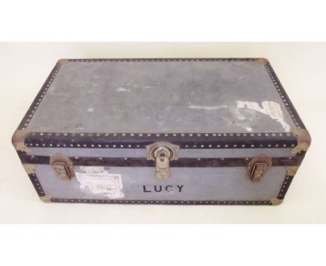 An old travel trunk 