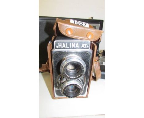 A Halina AI Anistigmat camera.