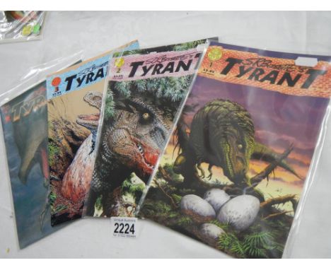 A quantity of S R Bissettes Tyrant comics 1 - 4 in sequence, in excellent condition