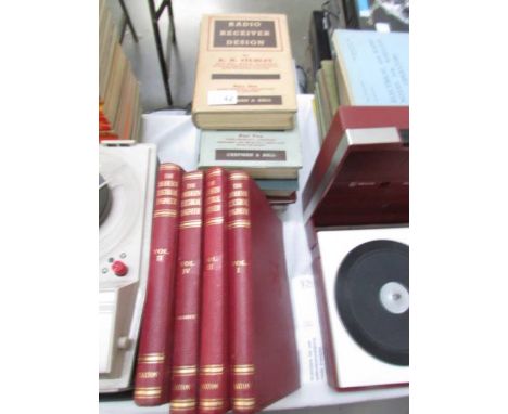 4 volumes of 'Modern Electrical Engineer', 'Radio Receiver Design' K R Sturley, Vols 1 &amp; 2 and various books on valve rad