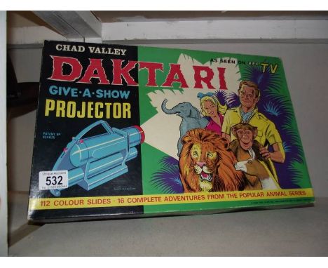 A Chad Valley 'Daktari' give-a-show projector, complete in box