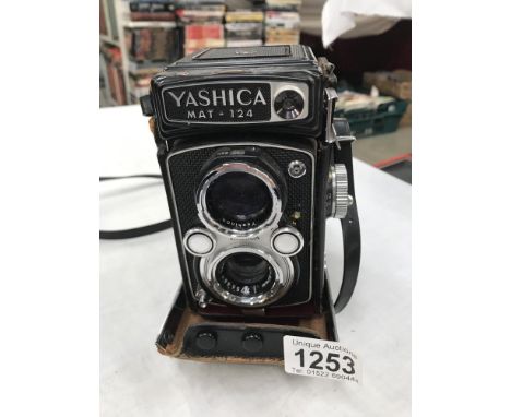 A Yashica Mat124 camera.