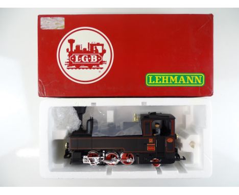 An LGB G Scale 2071D Zillertalbahn 0-6-0 steam tank locomotive - VG/E in G/VG box