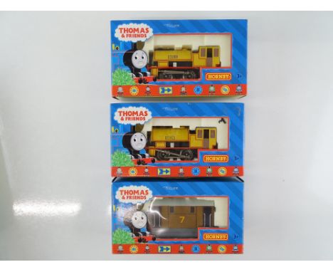 A group of HORNBY Thomas the Tank Engine steam locomotives comprising R9046 'Toby the Tram Engine', R9047 'Bill' and R9048 'B